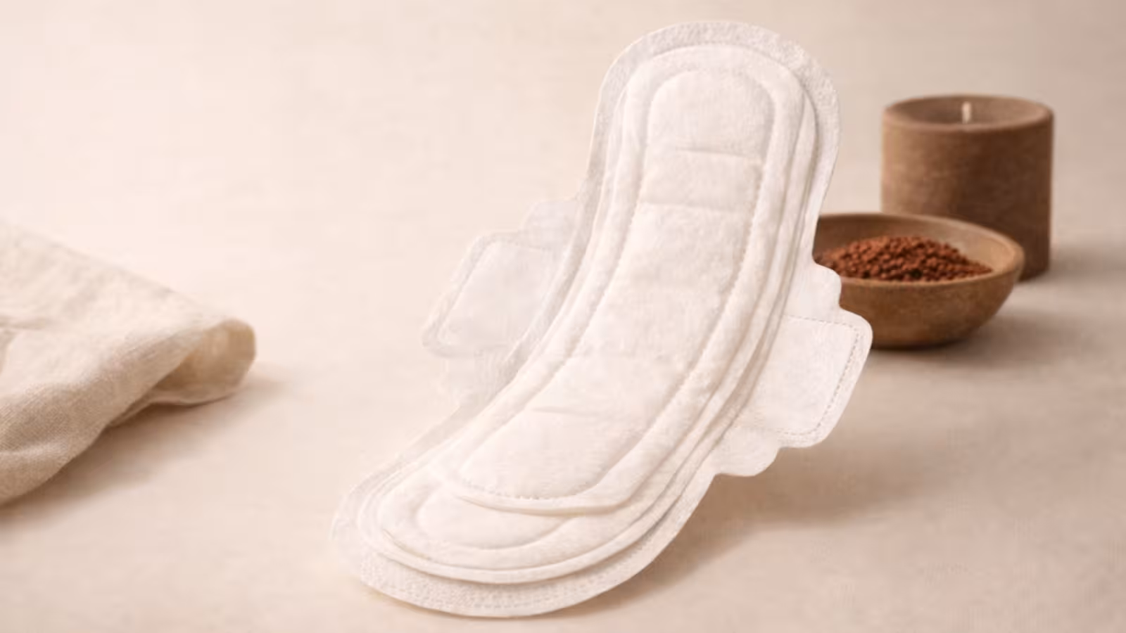Clinically Thought. Naturally Powerful.
Anti-Rash Pads Infused with Curcumin care
for irritation-free periods.